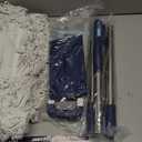 36" Commercial Dust Mop: Dry Dust Broom for Hardwood Floors Cleaning - 2 Reusable Mop Pads 59" Long Handle Heavy Duty Frame - Professional Cleaning Supplies for Hotel Warehouse School Janitor