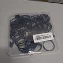 40 Pack Metal Curtain Rings with Clips, Drapery Hanging Hooks for Curtains, Shower Curtains and Window Treatments, Black