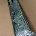 4ft Tall Triple Golden Cane Palm Artificial Tree Large Tropical Palm Tree UV Resistant Fake Plant in Pot for Indoor Outdoor Big House Living Room Outside Patio Office Home Decor 1Pack
