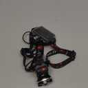 BORUIT RJ-2166 Super Bright LED Headlamp with White Light,3 Modes Adjustable Headlight Flashlight,IPX4 Waterproof Head Torch Great for Running, Camping, Hiking(Black)