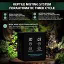 MECESOR Automatic Reptile Mister Humidifier with Timer,Programmable Terrarium Reptile Mister System for Chameleons, Snakes,Frogs,Turtles & Lizards - Smart Spray Control