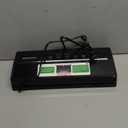 GERYON Vacuum Sealer Machine, Food Vacuum Sealer with Powerful Suction | Slim Design | Easy to Use | Led Indicator Lights for Sous Vide, Meal Prep, w/Starter Kits for Vacuum Seal Container (Black