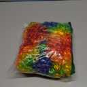 FREE BEAUTY Fluffy Afro Synthetic Clown Wig for Men Women Cosplay Anime Party Christmas Halloween Fancy Funny Wigs (Rainbow) (Multi-color), 9.8 inches, weight 4.2 oz.