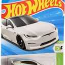 Hot Wheels Tesla Model S Plaid [White], HW EV 1/10, 9/250, 1:64 Scale Diecast Car