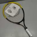 Kids Tennis Racket with Training Videos Aluminum Youth Tennis Racket with Neoprene Handle for Children Age 5-12 Learn Faster and Play Better by Street Tennis Club, Boys, 19