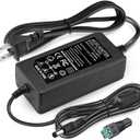 DC 12V 5A Power Supply Adapter Converter Transformer 60W AC 100-240V Input 50/60hz with 12 Volt 5 Amp 5.5x2.5mm DC Output Jack for 5050 3528 LED Strip Module Light, DVR NVR CCTV Security Cameras