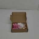 ASTARON 32 Pcs Ball Cake Topper Decorations Mini Balloons Cake Topper Sticks Foam Balls Cake Picks Cake Topper Balls Cake Decorations for Wedding Party Birthday Cake Decorating (Pink Gold)