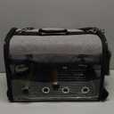 Sanmoncare Bird Carrier Bag Cockatiel Travel Cage with Stand, Lightweight Travel Carrier for Small Bird, Portable Parrot Travel Bag, Pet Transparent Travel Backpack (Grey)