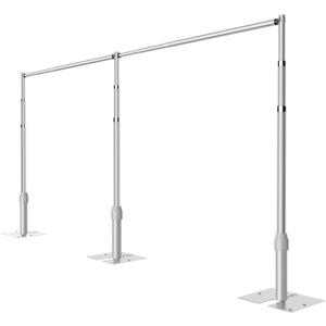 Pipe and Drape Backdrop Stand, 20x10ft Heavy Duty Adjustable Background Frame with Metal Base, Back Drop Holder for Parties Photography Wedding Photoshoot Decoration