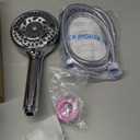 SunCleanse Filtered Shower Head with Handheld, 9-Spray Setting Detachable Showerhead with Filters, Shower Head for Hard Water - Filtered Chlorine, Improve Skin and Hair Texture, Chrome