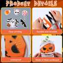 Yexiya 58 Pcs Happy Halloween Bulletin Board Decoration Set Witch Ghosts Pumpkins Cutouts Paper Halloween Classroom Party Decor for Holiday School Classroom Chalkboard Wall Decor Supplies