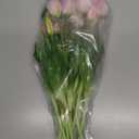 15 Pcs Light Pink Tulips Artificial Flowers Faux Tulips Real Touch Latex Fake Flower Bouquet for Spring Wedding Home Dcor Centerpiece Arrangements