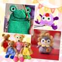 Fulasiteu 1100PCS Safety Eyes and Noses, Amigurumi Safety Eyes for Crocheting, Colorful Doll Crochet Eyes with Washers for Plush Animal, Crochet Toy, Stuffed Doll and Teddy Bear (Various Sizes)