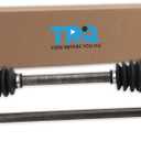 TRQ Front CV Axle Shaft Assembly Set Compatible with 2012-2018 Nissan Versa 2014-2018 Versa Note 66-6413 66-6414 391003AB0C 391013AB0C NCV53907 NCV53189