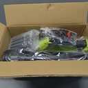 Pro Chaser Battery Powered Cordless Blower - 380 CFM with 2 X 4.0Ah 20V Batteries & Fast Charger, Lightweight Electric Leaf Blowers, 2 Variable Speed, Ideal for Yard, Patio & Sidewalk (Green)