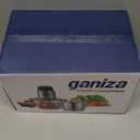 GANIZA Food Processors, Electric Food Chopper with Meat Grinder & Vegetable Chopper - 2 Bowls (8 Cup+8 Cup) with Powerful 450W Copper Motor - Includes 2 Sets of Bi-Level Blades for Fruits/Meat/Nuts (Black)