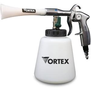 HI-TECH Vortex I Air Cleaning Gun  Deep Cleans Auto Interiors & Exteriors  Compressed Air Powered  Car Detailing Tool for Dirt, Dust, Grime & Stains