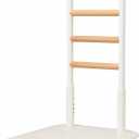 Chair & Couch Stand Assist Bar, Heavy Duty 400LB Load Stand Assist Aid for Elderly, 4-Level Adjustable with Photoluminescent Reflective Strip, Natural Wood Non-Slip Sofa Safety Rail