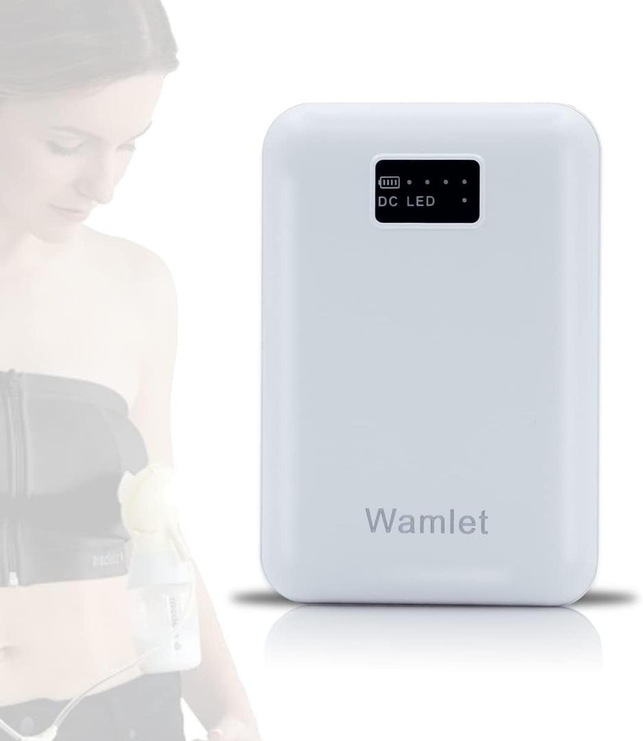 12v Portable Breast Pump Battery and Charger for Medela Sonata,Freestyle,Spectra S1 S2 9Plus and Lactina Hygeia EnJoye