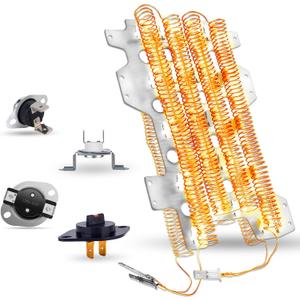 DVE45R6300V/A3 DVE52M7750V/A3 Dryer Heating Element Kit Fit for Sam/sung DV42H5600EP/A3 DV50K8600EV/A3 DV50K7500EV/A3 DVE45M5500W/A3 DVE45T6200W/A3 DVE45R6300W/A3 DVE45R6300C/A3 DVE45M5500Z/A3