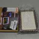 4x6 Picture Frame with Mat to 3.5x5, Natural Dark Walnut Wooden Handcrafted Frame Rounded Corner with Real Glass, Vertical or Horizontal Display for Photo Wall & Tabletop