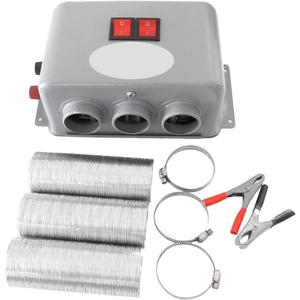 Riloer 600W 24V Auto Heater Electric Heating Fan, Electric Dryer Windshield Defogging Demister Defroster for 24V Vehicle Trucks Boat UTV, Defroster for Winter Fast Heating Low Noise