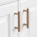 10 Pack Knurled Cabinet Pulls 3 Inch Champagne Bronze Kitchen Cabinet Handles Cabinet Hardware Kitchen Handles for Cabinets Champagne Dresser Pulls T Bar Drawer Handle