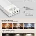 EZVALO 6-Pack Under Cabinet Lighting, Wireless Closet Lights, 50 LED Rechargeable Motion Sensor Light, Dimmable, 3 Color Temperatures, 11.8 inch Counter Lights for Kitchen, Pantry, Bedroom, Wardrobe