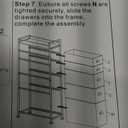 LASZOLA 5 Drawer Narrow Dresser Slim Cabinet Skinny Storage Tower Chest, Ideal for Small Spaces Bathroom Bedroom, Between Washer and Dryer, Lightweight Mobile on Wheels,Fabric Drawers, Black