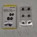 Acoustix Universal Memory Foam Replacement Earbud Tips - Black - 6pcs