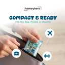 Travel Baby Wipes - 100% Plant-Based Bamboo, Safe for Babies & Sensitive Skin, Unscented, Alcohol-Free, Hypoallergenic, Leak-Proof, Eco-Friendly, 7x5.6 Inch, Moist Up to 30 Days 192 Wipes (Sky Lion) (8 Count (Pack of 24))