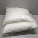 Oubonun 20 x 20 Throw Pillow Inserts (Set of 2) with 100% Cotton Cover - 20 Inch Square Interior Decorative Sofa Pillow Insert Pair - White Couch Pillow