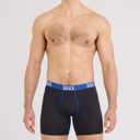 SAXX Underwear Co. Men's Core Performance Mesh Boxer Brief 3-Pack (Black, M)
