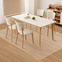Kuyal Clear Chair Mat, Hard Floor Use, 4.75'×7' Transparent Office Home Floor Protector mat Chairmats (57" X 84" Rectangle)