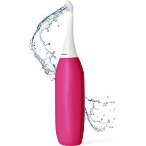 HappyPo The Original XL Butt Shower - Portable Bidet with 50% More Volume - The Easy-Bidet 2.0 Replaces Wet Wipes and Shower Toilet - Portable Bum Spray for Travel - Raspberry