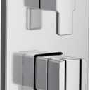 Moen UTS9011 90 Degree M-CORE 3-Series 2-Handle Shower Trim with Integrated Transfer, Valve Required, Chrome