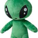 OSOCU 13.5in Adorable Green Alien Plush Toy | Ultra-Soft Stuffed Figure | Great for Home & Room Decoration | Ideal Birthday/Halloween for All Genders | a Must-Have for Sci-Fi Lovers