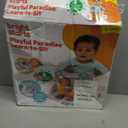 Bright Starts Learn-to-Sit Baby Floor Seat, 2-Positions Grow with Infant, Portable Baby Chair, Includes Sensory Toys, Unisex, 4-12 Months, Playful Paradise