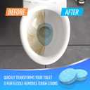Toilet Bowl Cleaner Tablets 40 Pack, Long-Lasting Drop-in Tank Tablets with Sustained-Release Technology, Fight Tough Stains & Odors, Household & Commercial Use, Compatible with Most Toilets-Excellent