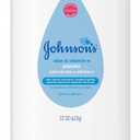 Johnson's Baby Powder with Naturally Derived Cornstarch Aloe & Vitamin E, Hypoallergenic, 22 oz (Pack of 6)
