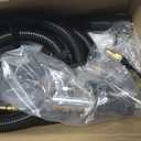 Extractor Hose Kit for ShopVac, Vacuum Hose Attachments, Transforms Vacuum Machine into a Professional-grade Extractor, Use for Cleaning Carpet, Car seat, Upholstery, Stairs, Mattresses