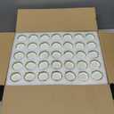 Encheng 1.5oz Mini Glass Jars Bulk Set of 70,Round Small 45ml Honey Jars with Golden Lids,Clear Mini Storage Canning Jar for Candle Making,Spice,Jelly,Jam,Wedding,Party Favor