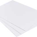 BENECREAT 3 Sheets 3mm White Foam Sheets Lightweight Rigid Foam, Foam Rubber Mats for Crafts, DIY Supplies, Mounting Crafts Modelling Art Display
