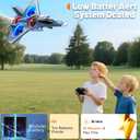 Foam Remote Control Airplanes RC Planes for Kids Adults 14+, RC Airplane Fighter Jet with Light, 360 Flip Fighter Jet Toys, Stunt Roll, Airplane Toy Gifts for Kids Boys, 7 x 2.7 x 9.8 inches