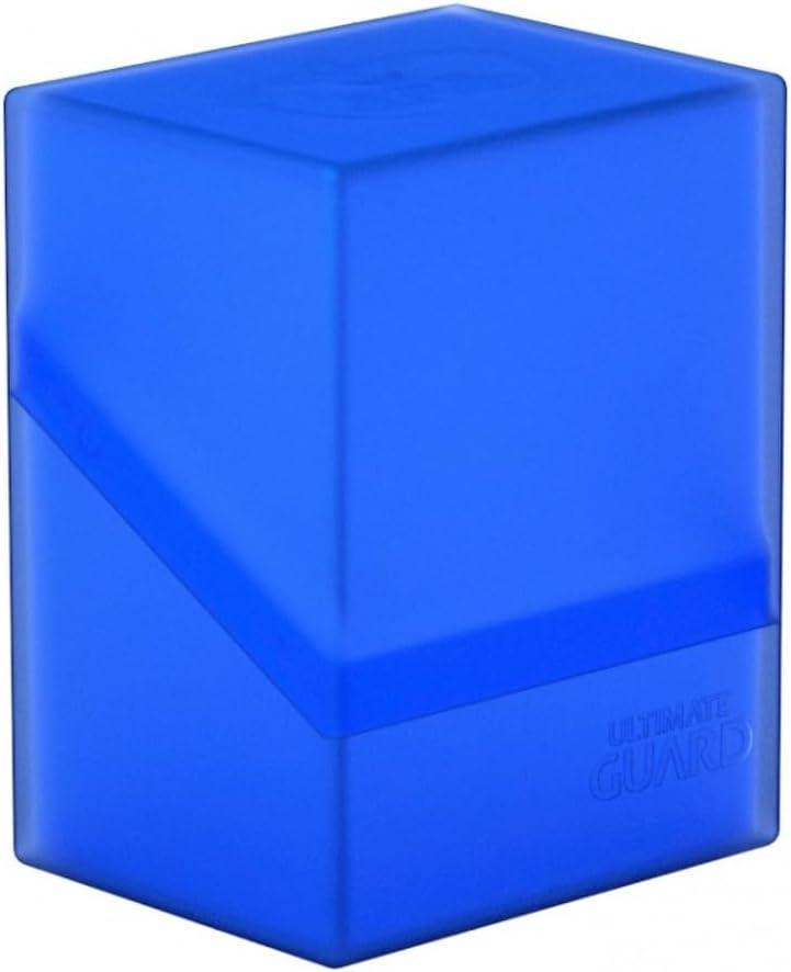 Ultimate Guard Boulder 80+ Classic, Deck Case for 80 Double-Sleeved TCG Cards, Sapphire, Secure & Durable Storage for Trading Card Games, Soft-Touch Finish