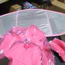 LAYCOL Baby Swimming Float Inflatable Baby Pool Float Ring with Sun Protection Canopy,add Tail no flip Over for Age of 3-36 Months