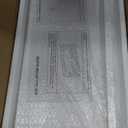 WOPITUES Floating Shelves with Gold Metal Guardrail, Shelves for Wall Decor Set of 3, Wall Shelves for Bedroom, Bathroom, Kitchen, Living Room, Plants, Picture Frames, Art- White and Gold (15.7 inch)