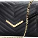KKXIU Women Formal Vegan Leather Evening Envelope Clutch Purses and Handbags for Party Wedding Prom Bridal