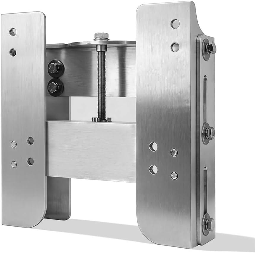 BARTOO 4" Set Back Jack Plate Manual Power Lift Transom Adjustable Jack Plate for Outboard Boat Motor, Upgrade Manual Jack Plate