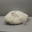 Amlie Home Checkered Chenille Knit Throw Blanket for Couch, Classic Texture Decorative Soft Blanket for Sofa, Chair & Bedroom, 60"x80", Ivory